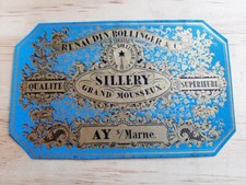 étiquette XIXème champagne