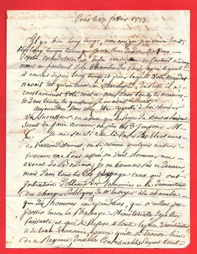Lb76 autographe de - lb76-autographe-a., b.