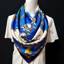 RARE VINTAGE HERMES Foulard en