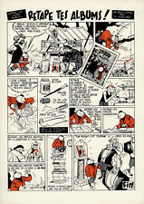 CHALAND LE JEUNE ALBERT RETAPE TES ALBUMS SERIGRAPHIE FORMAT A4 1997