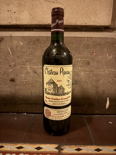 Bouteille vin château pipeau - château,
