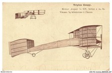 AVRP10-0563-AVIATION - TRIPLAN GOUPY - MOTEUR ANZANI 50 HP - HELICE 2 m.30 - V