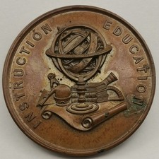 MEDAILLE CUIVRE 50mm 60.8g