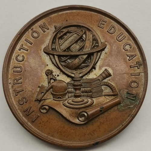 Medaille cuivre 50mm 8g - medaille, 60.8g