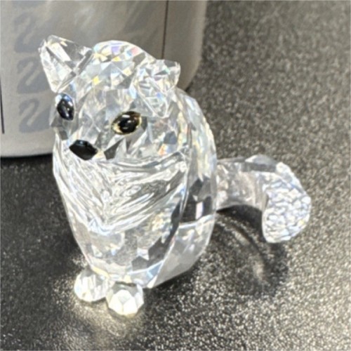 Swarovski crystal cat - swarovski, figurine