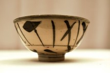 Ancien Bleu & Blanc Bol Chinois Ming Dynastie Miniature Petit Gobelet Thé Servin