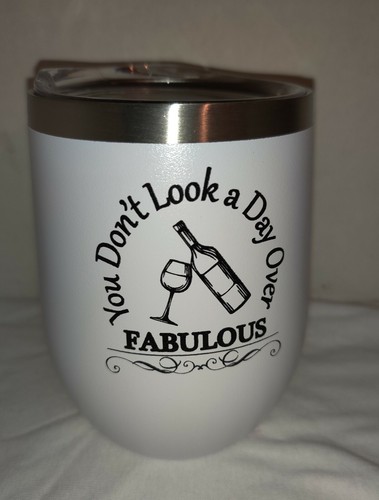 12oz wine tumbler - wine, "