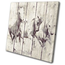 Horse Painting Vintage Animals