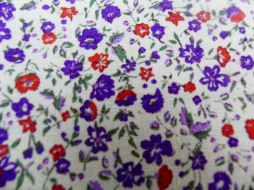 Coupon tissu ancien vintage - de,