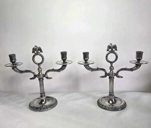 09m2 paire anciens flambeaux - 09m2,