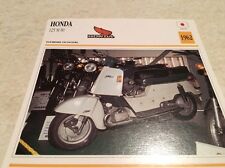 Carte moto Honda scooter 125 M80 1962 M 80 collection atlas motorcycle Japon