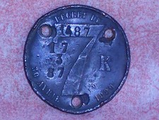 ANCIENNE MEDAILLE JETON FISCAL