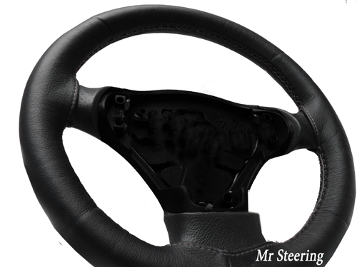 Couvre volant cuir noir - couvre,