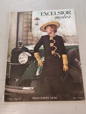 magazine EXCELSIOR MODES N 27 PRINTEMPS 36 dessin COLLIN,FROMENTI,DELIGNE,GERGUY