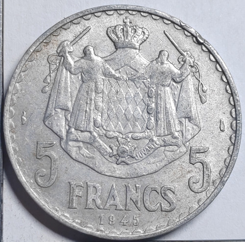 Francs 1945 monaco - monaco, ii