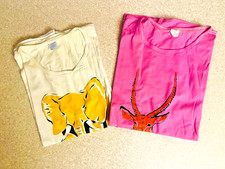 Deux Tee shirts coton à