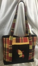 SAC TISSUS MADRAS SOLEIL MARTINIQUE NEUF