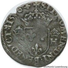 W3081 Rare Demi Teston Henri