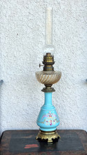 lampe à pétrole, faïence