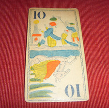 Une  ancienne carte de tarot