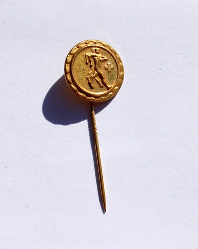 Ancien broche epingle medaille - broche,