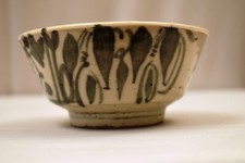 Ancien Chinois Ming Dynastie Bleu & Blanc Bol Swatow Zhangzhou Article Recueil "