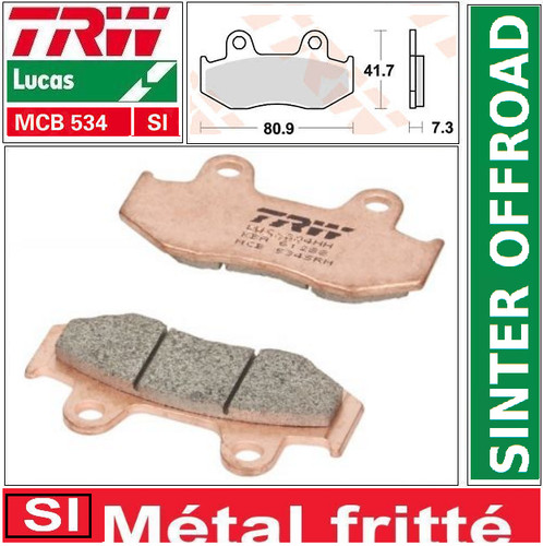 Plaquettes frein avant - plaquettes,