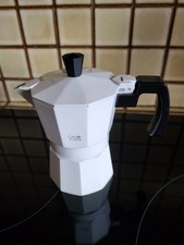 Cafetiere Blanche Italienne Expresso 3 Tasses