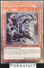 Carte YU-GI-OH! NINJA GRANDMASTER HANZO RA04-EN173 PSR NEUF