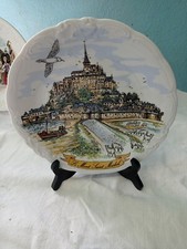 assiette souvenir " Mont Saint Michel"  NEM