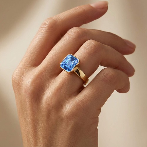 Bague proposition asscher - de,