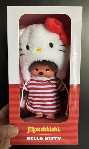 Monchhichi hello kitty - kitty,