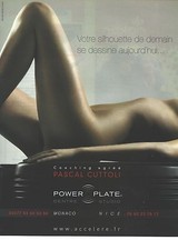 PUBLICITE  ADVERTISING 2008  POWER PLATE 