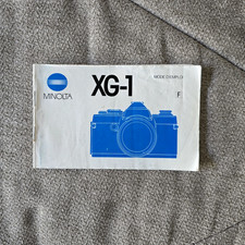 Mode d'emploi Minolta XG-1 XG
