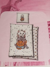 Parure de lit housse de couette LES ARISTOCHATS Marie DISNEY 1 personne coton
