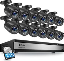 ZOSI 1080P H.265+ Kit Vidéo
