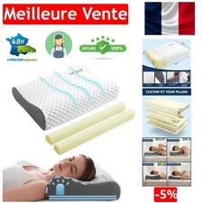 NOFFA Oreiller Ergonomique Cervical à Mémoire de Forme, Oreiller Orthopédique po