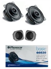 Phonocar 66020 Haut Parleur Vintage 10cm Avec Box Voiture de Collection Enceinte