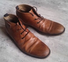 Chaussures homme OLLYGAN cuir marron clair taille 41