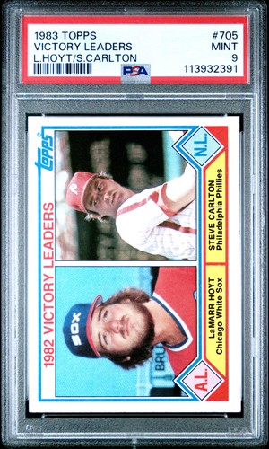 1983 topps hoyt carlton - topps, l.hoyt/s.carlton