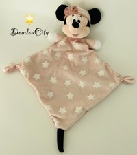 4254?Doudou Plat Minnie Mouse Rose Étoile Disney Simba Toys Nicotoy Luminescent