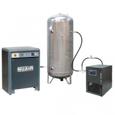 Compresseur à air silencieux 7.5CV - 10 bars - cuve 500L galvanisé - marche lent