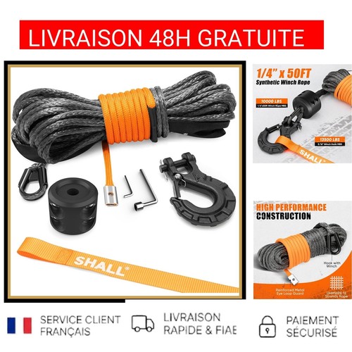 Corde treuil synthétique - corde,