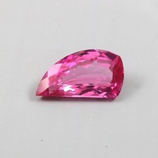 AAA 14,35 Ct Saphir Ceylan Royal Transparent De Couleur Rose Taille Fantaisie