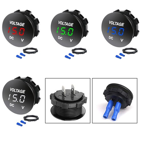 Voltmètre batterie voiture - voltmètre,