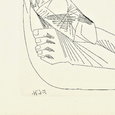 Gravure Pablo Picasso 1971 le