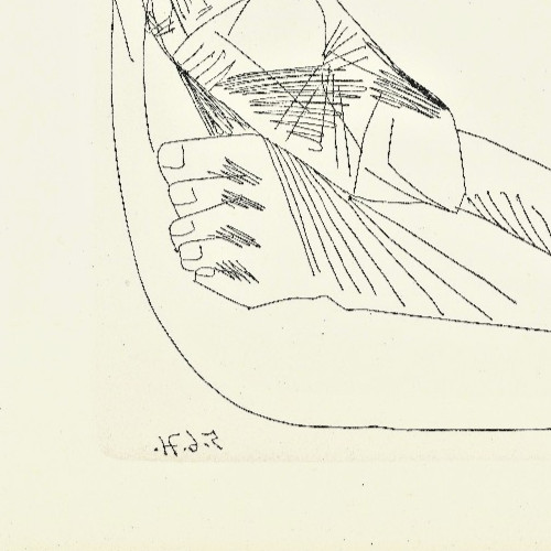 Gravure pablo picasso 1971 - gravure,