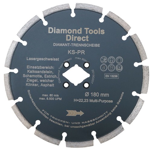 Diamant tronçonnage vitre 180 - tronçonnage,