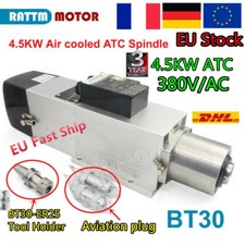 『FR』380V 4.5KW BT30 ATC Air spindle automatic tool changer cnc milling atc motor