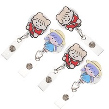  5 Pcs Bobines D'insigne De Pharmacie Dérouleur Badge Détenteurs Badges